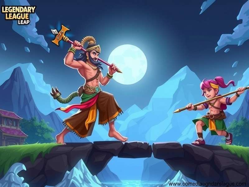 Legendary League Leap Gameplay Screenshot